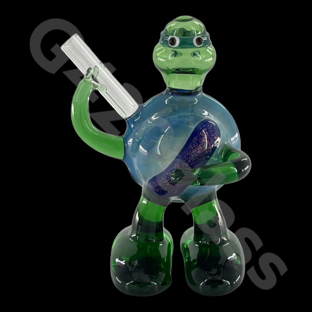 SP022   4 inch Ninja Turtle Glass Pipe | Spoon Hookah Pipe Tobacco