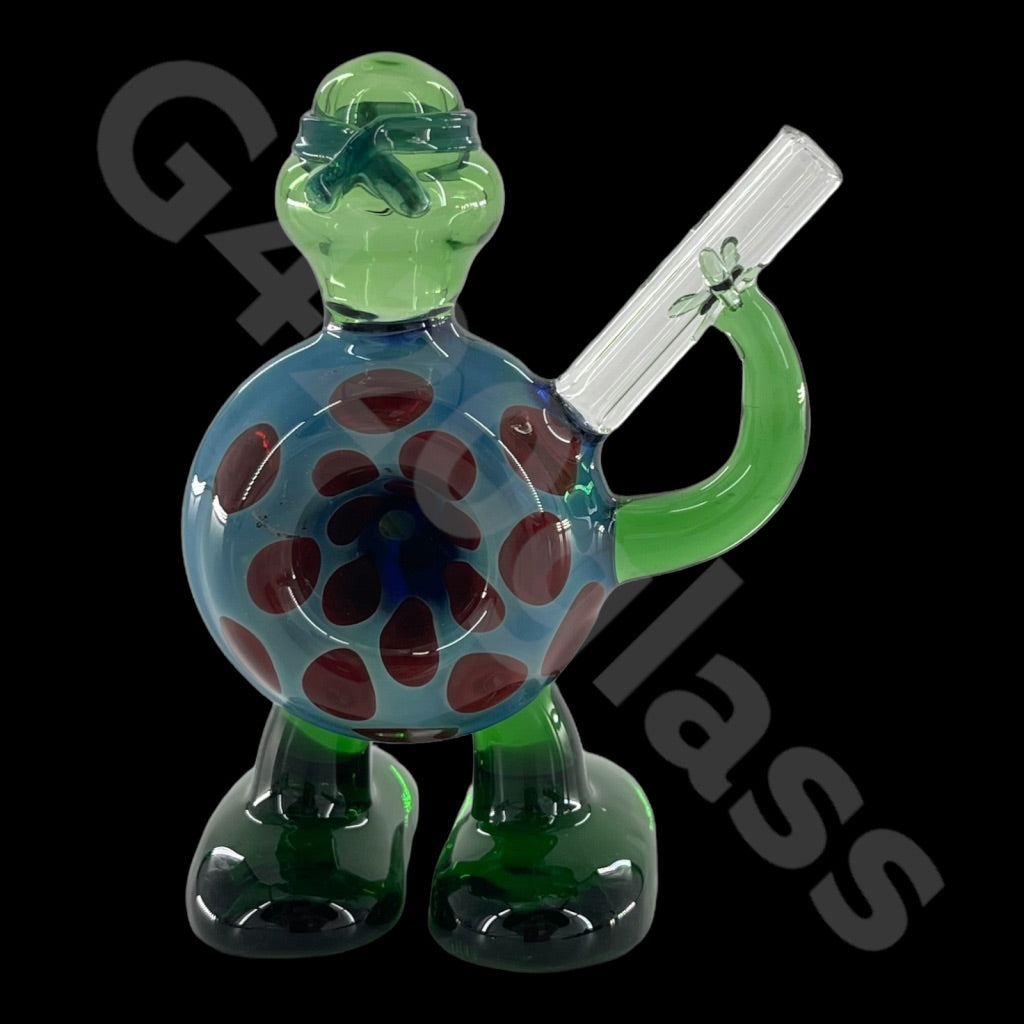 SP022   4 inch Ninja Turtle Glass Pipe | Spoon Hookah Pipe Tobacco