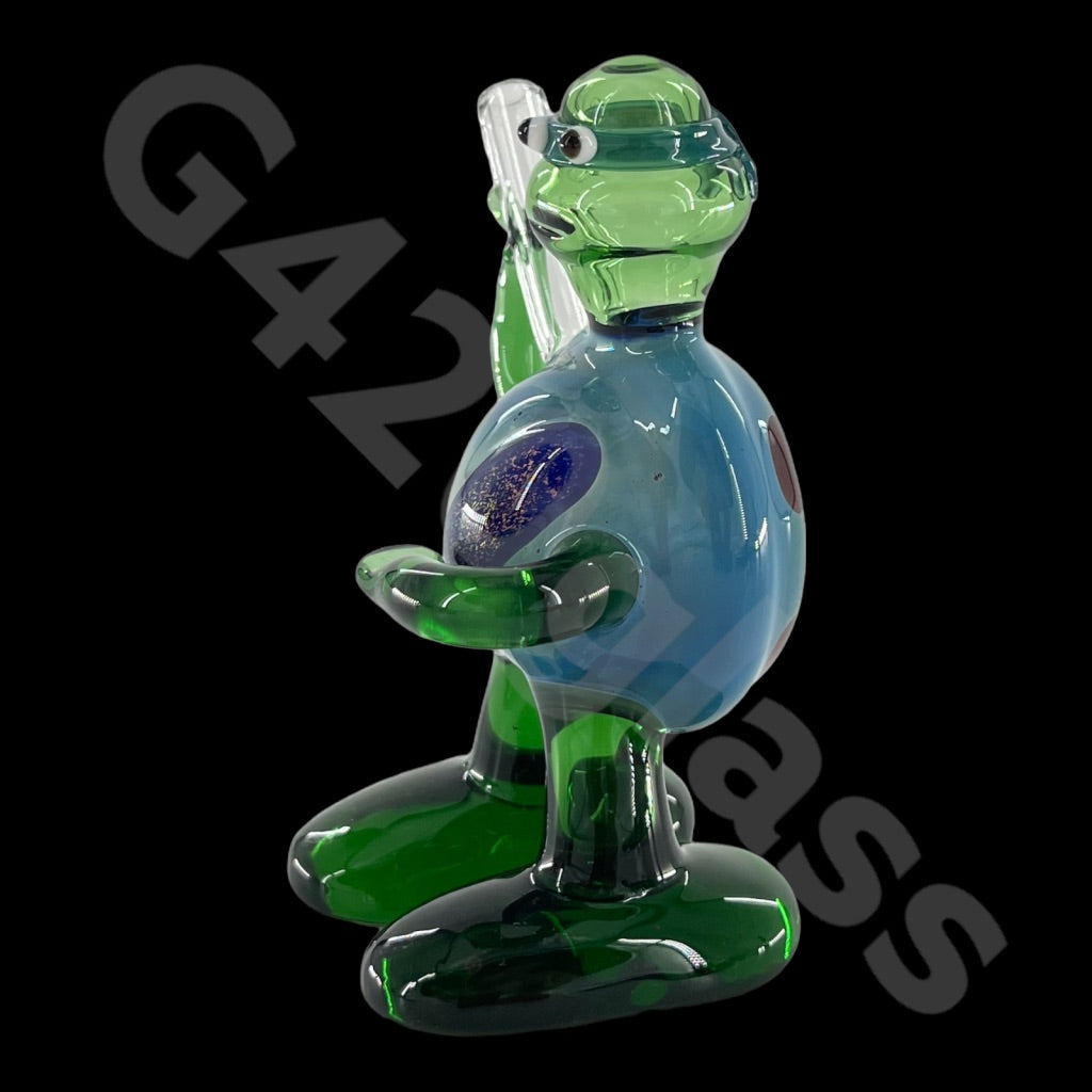 SP022   4 inch Ninja Turtle Glass Pipe | Spoon Hookah Pipe Tobacco