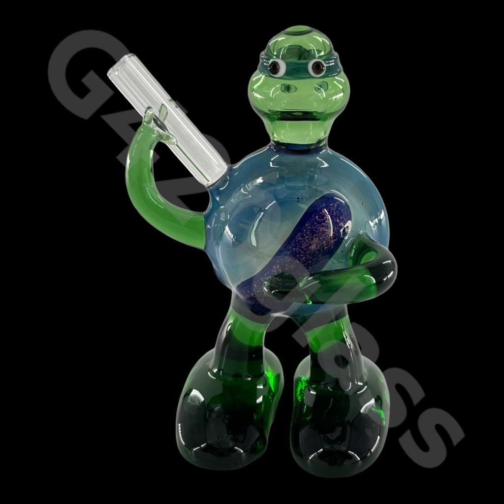 SP022   4 inch Ninja Turtle Glass Pipe | Spoon Hookah Pipe Tobacco