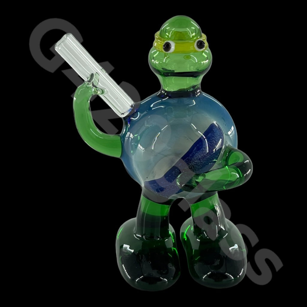 SP022   4 inch Ninja Turtle Glass Pipe | Spoon Hookah Pipe Tobacco