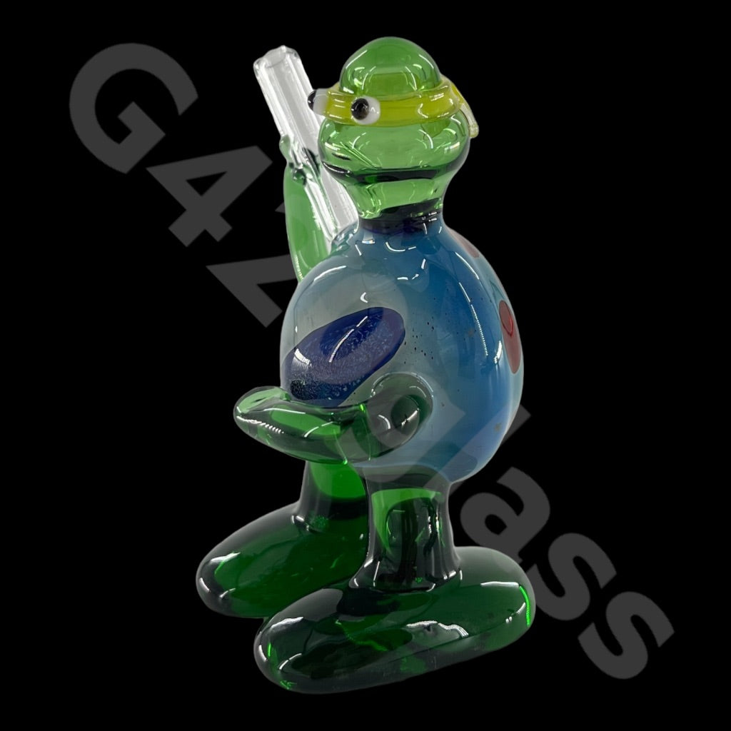 SP022   4 inch Ninja Turtle Glass Pipe | Spoon Hookah Pipe Tobacco