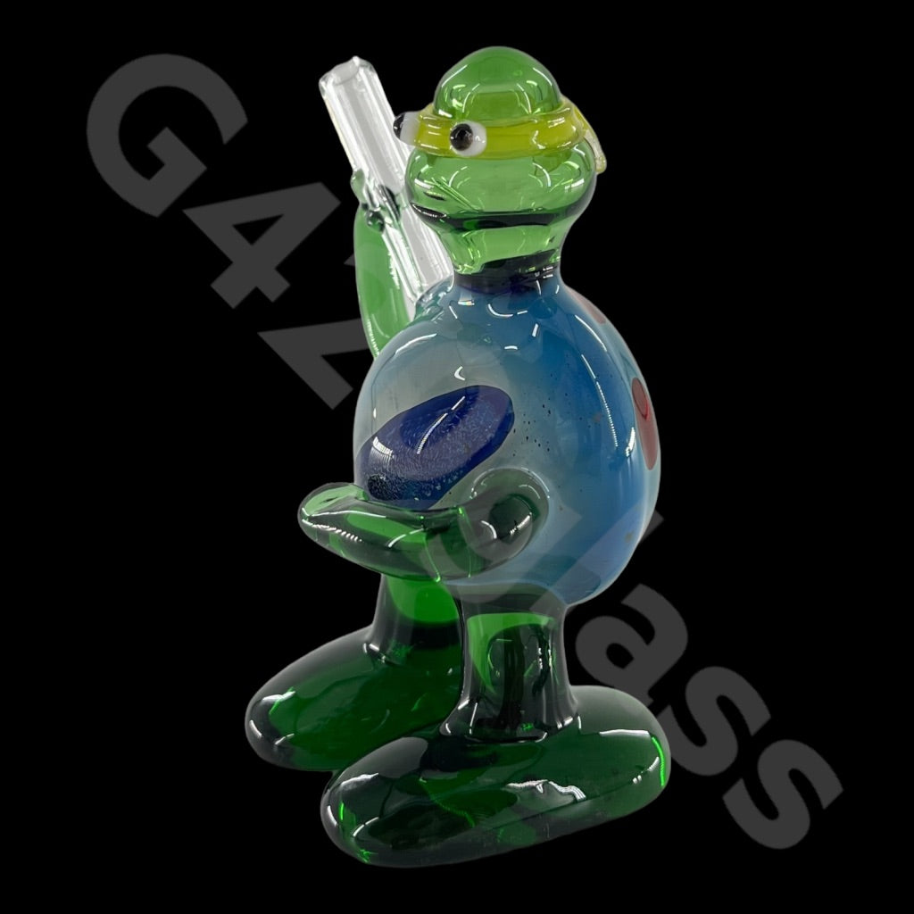 SP022   4 inch Ninja Turtle Glass Pipe | Spoon Hookah Pipe Tobacco