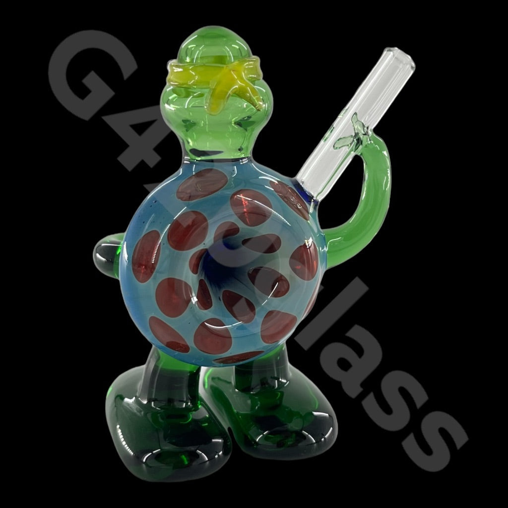 SP022   4 inch Ninja Turtle Glass Pipe | Spoon Hookah Pipe Tobacco