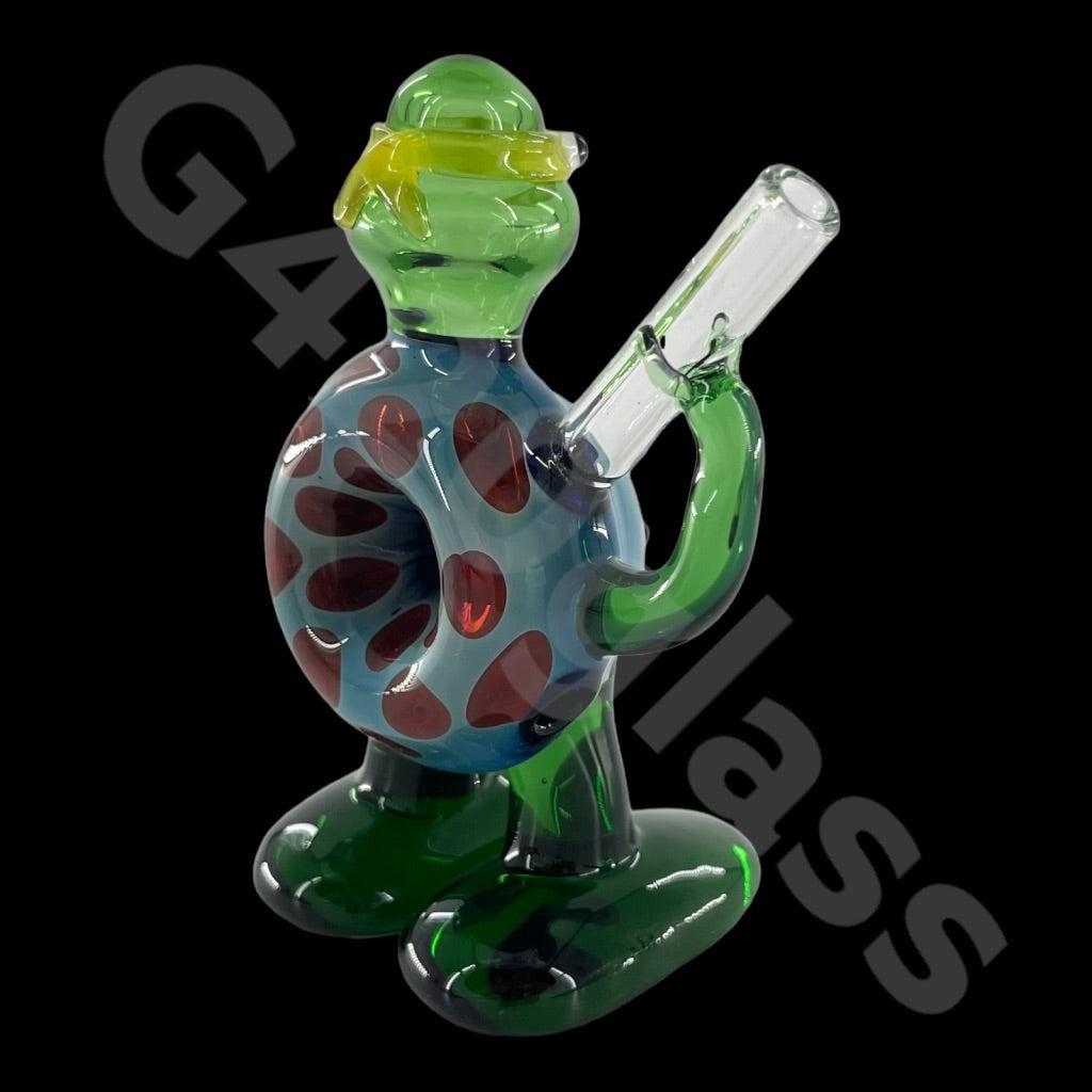 SP022   4 inch Ninja Turtle Glass Pipe | Spoon Hookah Pipe Tobacco