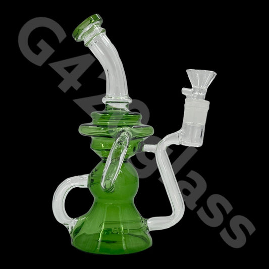 S6   8 Inch Recycler Rig Ice Bong | Water Pipe | USA