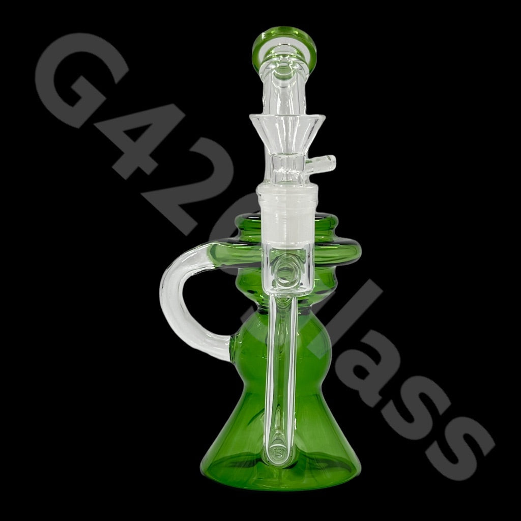 S6   8 Inch Recycler Rig Ice Bong | Water Pipe | USA