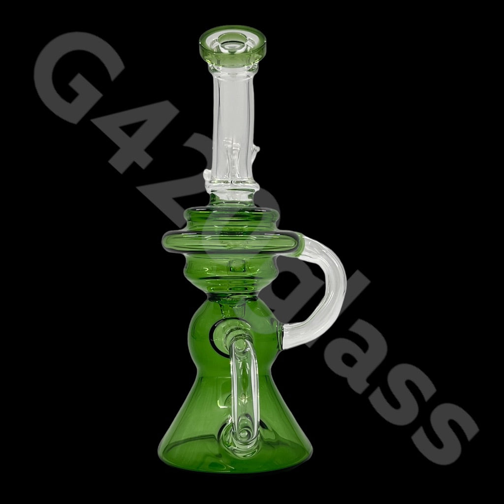 S6   8 Inch Recycler Rig Ice Bong | Water Pipe | USA