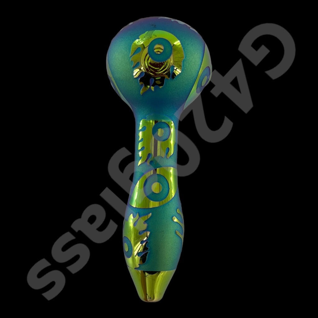 J06   5 Inch Geo Neo Spoon Pipe | Asst Colors & Designs