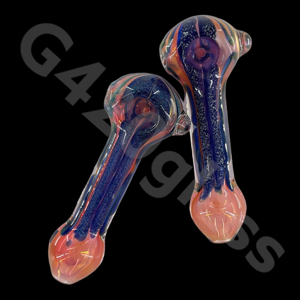 SP015   4 Inch Dichroic Hand Pipes | Gorgeous Pattern | USA stock