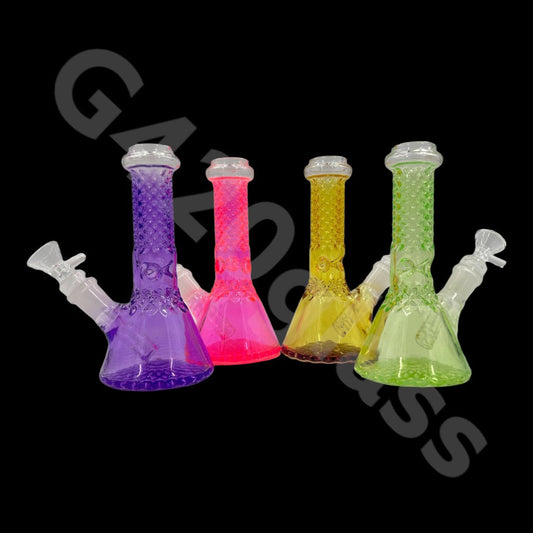 S16   7 Inch Electric Neon Beaker Bong | Water Bong Pipes