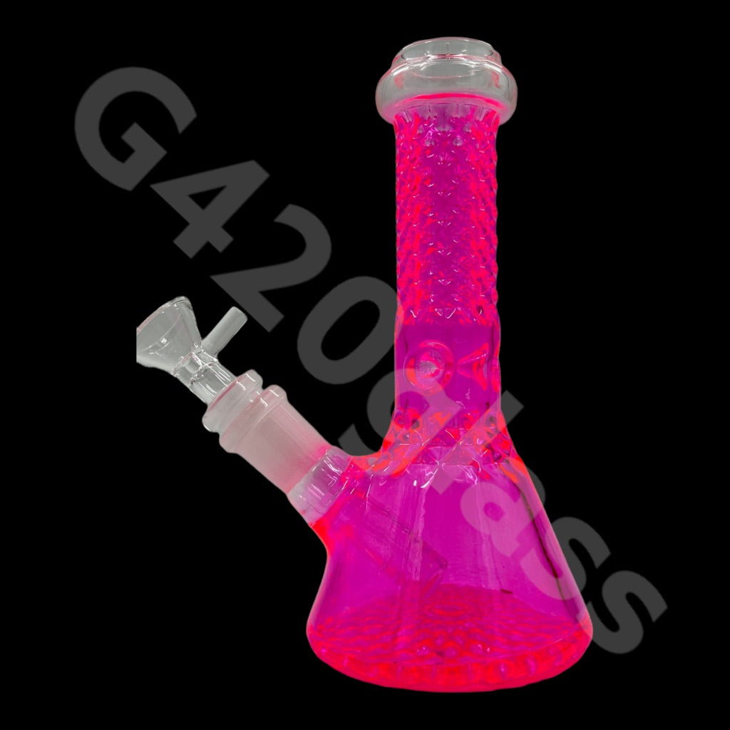 S16   7 Inch Electric Neon Beaker Bong | Water Bong Pipes