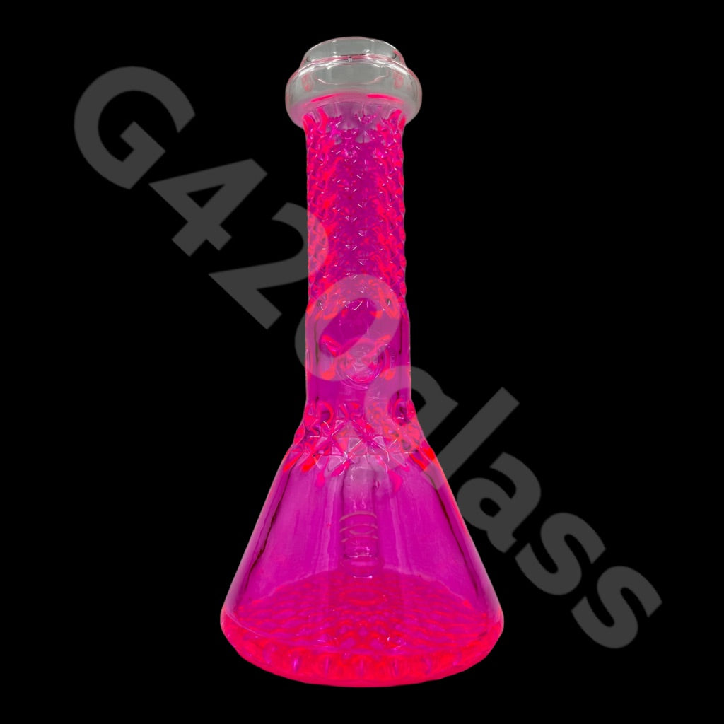 S16   7 Inch Electric Neon Beaker Bong | Water Bong Pipes